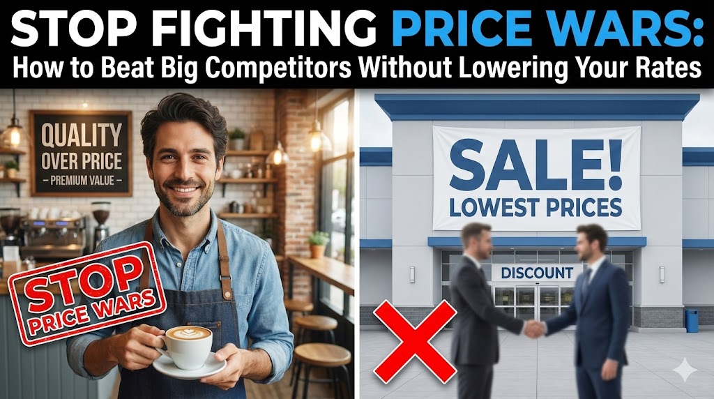 Stop Fighting Price Wars: How to Beat Big Competitors Without Lowering Your Rates
